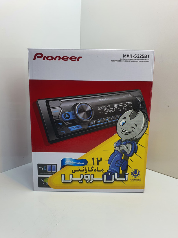 خرید آنلاین پخش پایونیر MVH-S325BT با قیمت عمده