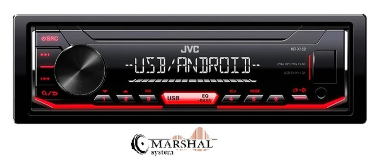 پخش خودرو جی وی سی مدل KD-X152M