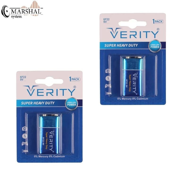 خرید باتری کتابی وریتی مدل 6F22 با قیمت عمده