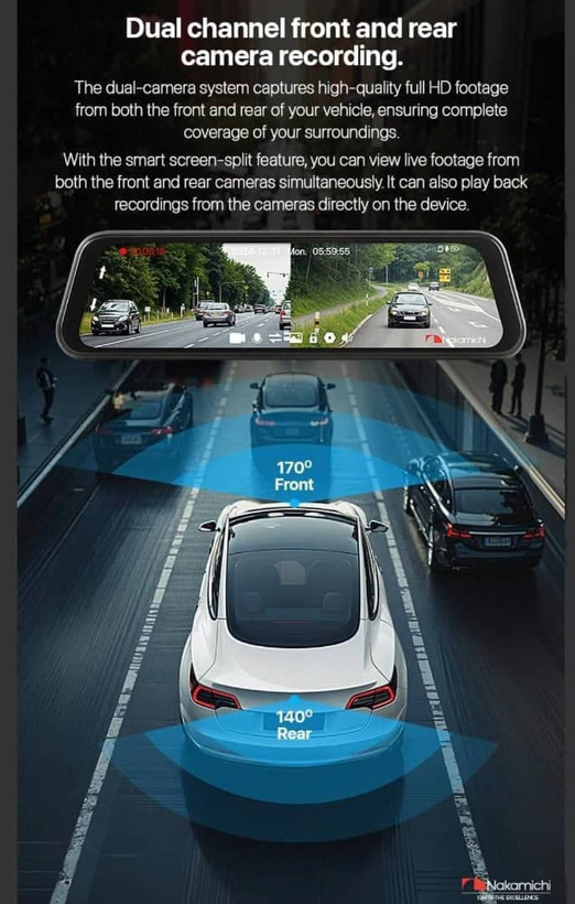 خرید و قیمت دوربین ثبت وقایع آینه ای ناکامیچی مدل ND410W