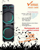 اسپیکر وانمکس مدال Vanmaax MAX-1400