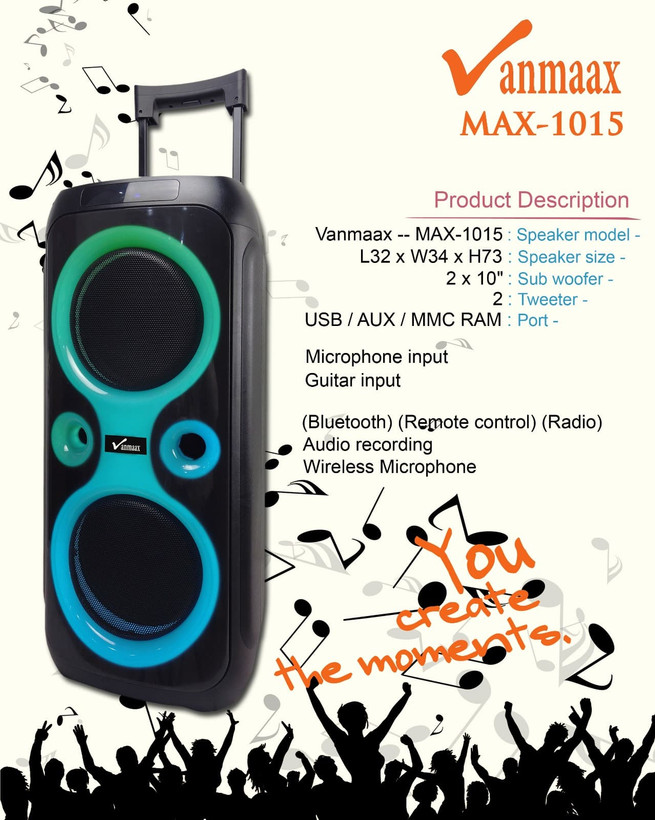 خرید و قیمت اسپیکر وانمکس مدال Max-1015 با بهترین قیمت بازار