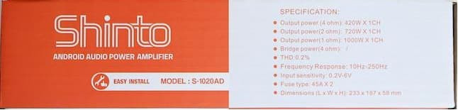 خرید آمپلی فایر شینتو مدل S-1020AD با کمترین قیمت
