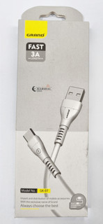خرید و قیمت کابل شارژ گرند اسکای Type-A به Type-C مدل GK-07 با طول 1 متر