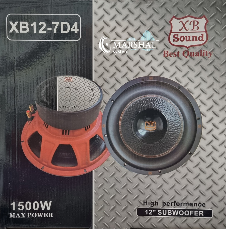 ساب ووفر 12 اینچ ایکس بی ساند مدل XB12-7D4 خرید ارزان