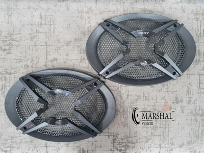 قاب اسپیکر خودرو بیضی طرح سونی بسته ۲ عددی