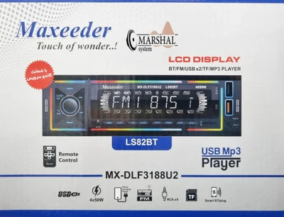 پخش خودرو مکسیدر مدل LS82BT (شش خروجی) پنل ثابت